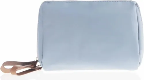 Miniatura 7 de Bolsa Pequeña de Maquillaje para Bolso Bolsa de Cosméticos Portátil Impermeable para Viaje Bolso de Maquillaje para Mujeres, Todo negro, Chico