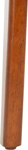 Miniatura 10 de SAFAVIEH Furniture Lucca - Juego de 2 sillas de comedor retro, nogal y negro, madera, diseño tapizado de mediados de siglo, ideal para comedor