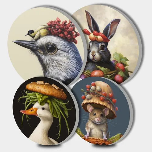 Juego de 4 fundas redondas familiares para quemadores de estufas, 2 piezas de 8 pulgadas y 2 piezas de 10 pulgadas, fundas para quemadores de estufa