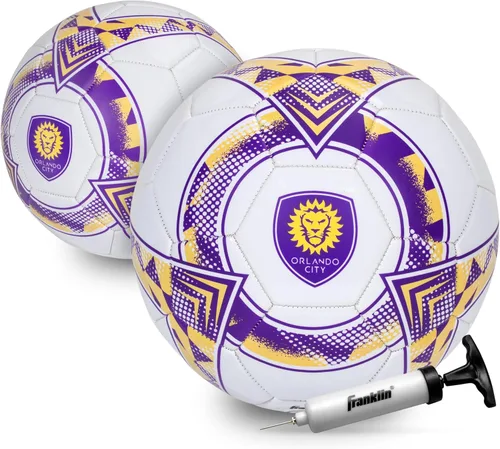 Miniatura 33 de Franklin Sports Pelotas de fútbol oficiales del equipo MLS - Balones de fútbol oficiales tamaño 5 - Balón de fútbol de tamaño y peso reglamentario
