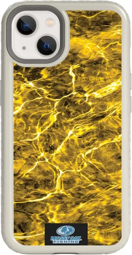 Miniatura 133 de cellhelmet Mossy Oak Agua Yellowfin Funda de doble capa en gris diseñada para iPhone 13 Mini a prueba de golpes y caídas, duradera, como se ve