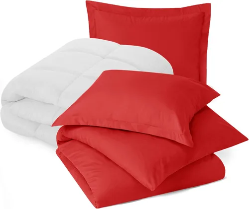 Miniatura 12 de Nestl - Juego de ropa de cama Queen con edredón – Juego de edredón para cama queen; Juego de funda de edredón Queen, Juego de edredón azul playa