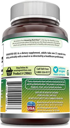 Miniatura 2 de Amazing Formulas Suplemento de sulfato de glucosamina de 1000 mg Sin OMG Sin gluten Fabricado en Estados Unidos (sin sabor)