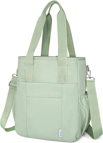 Miniatura 9 de Bolsa de almuerzo aislada NOL para mujeres, bolsa de almuerzo grande y espaciosa con correa ajustable extraíble con múltiples bolsillos, bolsa