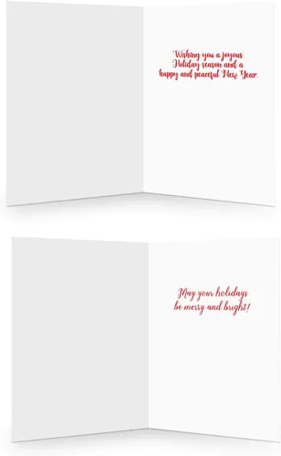 Miniatura 4 de Stonehouse Collection Tarjetas navideñas rústicas surtidas - 18 tarjetas de Navidad en caja y sobres