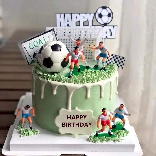 Decoración para tartas de fútbol, 14 piezas de juguetes de futbolista, decoración de pastel de fútbol para fiesta de fútbol, decoración temática de