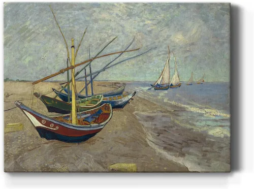 Miniatura 8 de Renditions Gallery Vincent Van Gogh Impreso Flores de almendra, famosa reproducción de pintura, lienzo de alta calidad envuelto en galería, listo