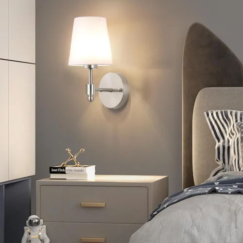 Miniatura 8 de Juego de 2 apliques de pared a pilas, luz de pared inalámbrica con bombilla magnética recargable RGB de 10000 mAh, aplique de pared recargable