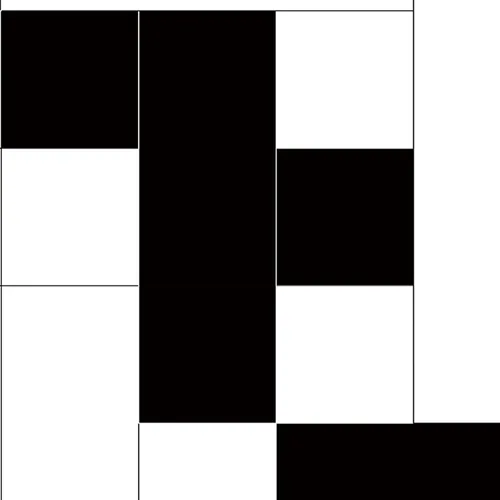 Hopepak Papel tapiz de mosaico blanco y negro, moderno patrón de cuadrícula para despegar y pegar, decoración de pared extraíble, mural de vinilo