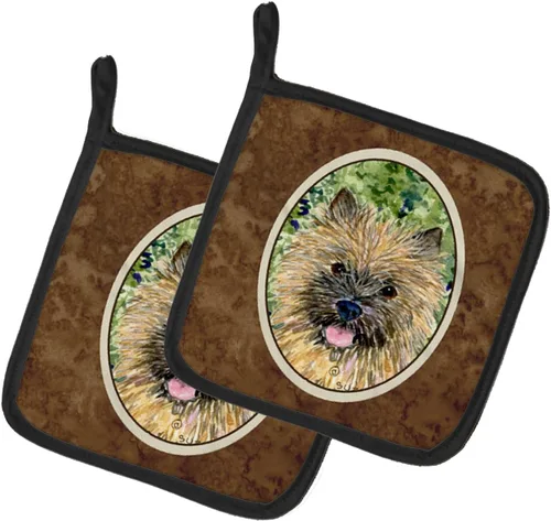 Miniatura 60 de Caroline's Treasures SS8617PTHD - Juego de soportes para ollas de cocina resistentes al calor, almohadillas calientes para horno para cocinar, Husky