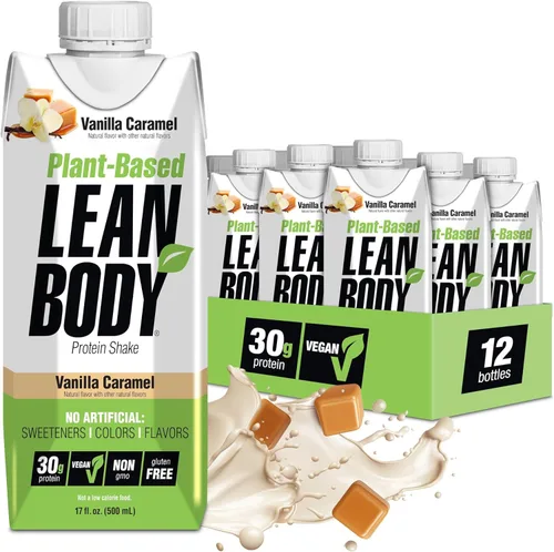 Miniatura 10 de Lean Body Batido de proteínas listo para beber, 40g de proteína, mezcla de suero, 0 azúcar, sin gluten, 22 vitaminas y minerales