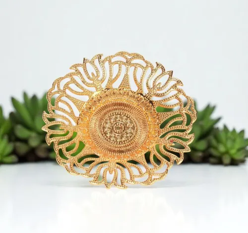 Miniatura 8 de Alisveristime Juego de 12 tazas de café turco griego árabe, plato de porcelana (color dorado mezclado)
