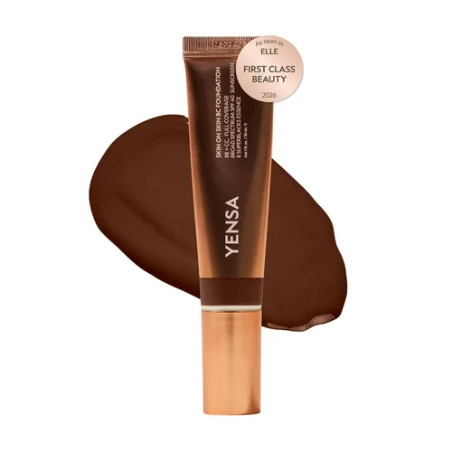Miniatura 15 de YENSA BC Foundation - Base de cobertura completa, crema CC y BB en uno con SPF 40, enriquecida con ácido hialurónico y péptidos para hidratar