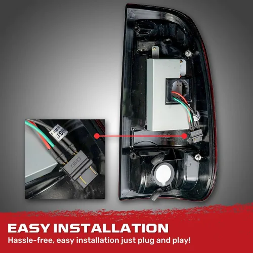 Miniatura 7 de RECON - Compatible con Ford Super Duty 2008-2016 (F250, F350, F450, F550) Luces Traseras OLED Premium Ultra Brillantes, Señales de Giro Rojas, Luces