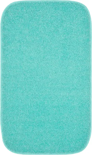 Miniatura 18 de Garland Rug Gramercy - Alfombra de baño rectangular lavable de polipropileno de felpa de 20 x 34 pulgadas, color azul lavabo, suave, absorbente