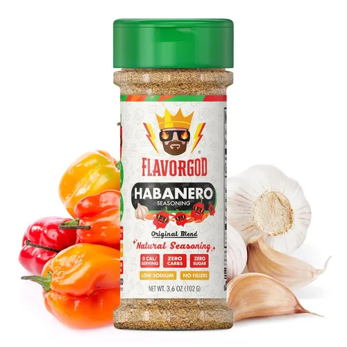 Miniatura 39 de Mezcla de Condimentos con Sabor a Queso de FlavorGod - Mezcla de Especias Premium Totalmente Natural y Saludable para Pollo, Verduras, Ensalada