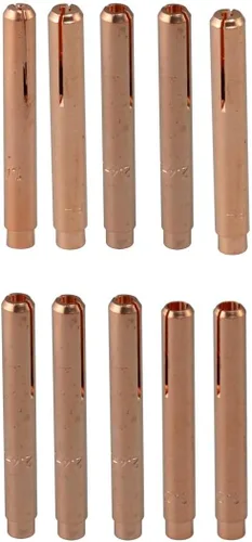 Miniatura 6 de RIVERWELD TIG - Cuerpos de pinza de lente de gas Jumbo de gran diámetro 45V204S, 0.040 pulgadas y 0.039 in Orificio para SR WP 9 20 25 TIG, paquete