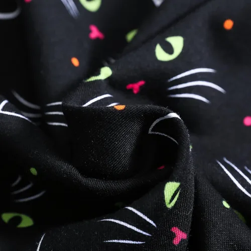 Miniatura 7 de Inadays Camisón de algodón para mujer, ropa de dormir de manga corta, camisón casual con estampado, pijama holgado y cómodo