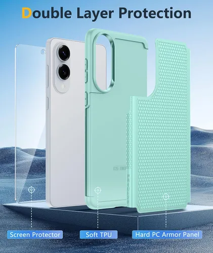 Miniatura 171 de FNTCASE Funda para iPhone 17 Pro: Fundas delgadas translúcidas de color azul claro compatibles con MagSafe, protección completa de la cámara