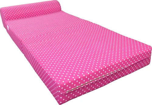 Miniatura 10 de D&D Futon Furniture Cama plegable de 70 x 32 x 6 pulgadas, color rojo y blanco, silla plegable para invitados, sofá, espuma de alta densidad, 1.8