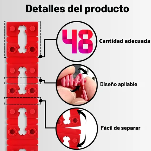Miniatura 2 de Espaciadores de Tomacorriente para Caja Eléctrica, RonJea 48 PCS Espaciadores de Interruptor y Receptáculo para Reparar Enchufe de Tomacorriente