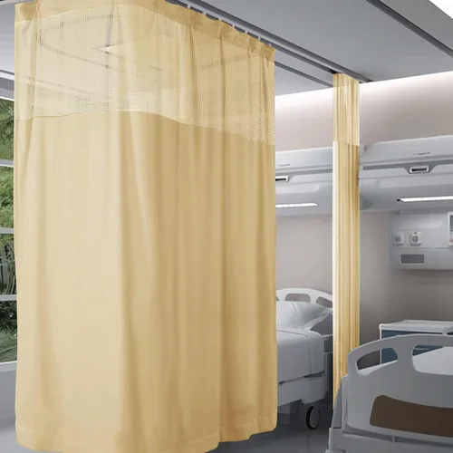 Miniatura 13 de Fcosie Cortinas divisoras de habitación de hospital con ganchos planos para cubículo, pantalla de privacidad para hospital, clínica médica