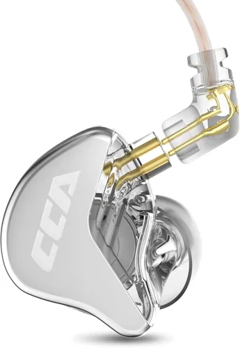 Miniatura 10 de CCA CRA - Auriculares intraurales, diafragma ultrafino, controlador dinámico IEM, sonido claro y graves profundos, auriculares con cable extraíble