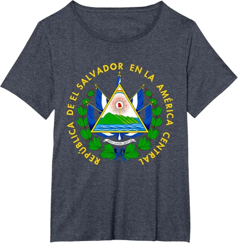 Miniatura 83 de Camiseta con diseño de emblema de la bandera de El Salvador