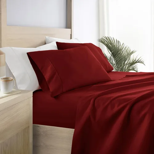 Miniatura 56 de Linen Market Sábanas para cama de tamaño King (azul claro) – Duerme mejor que nunca con estas sábanas King suaves y refrescantes – Bolsillo profundo