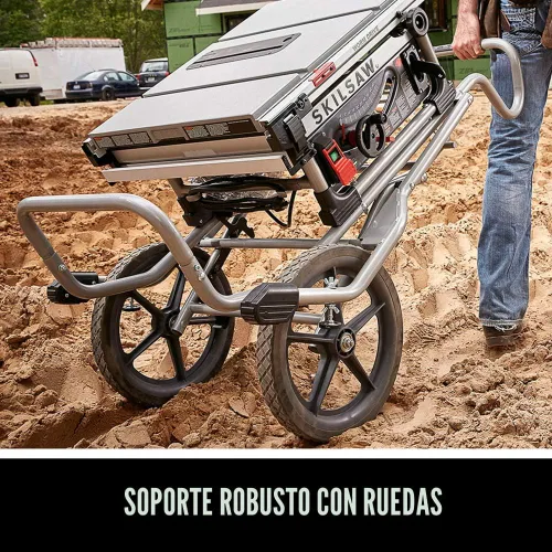 Miniatura 5 de SKIL SPT99-11 - Sierra de mesa de accionamiento helicoidal resistente de 10 pulgadas con soporte