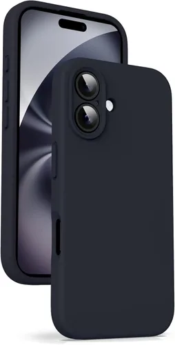 Miniatura 34 de Supdeal Funda de silicona líquida para iPhone 12 Pro Max, [protección de cámara] [antihuellas dactilares] [carga inalámbrica] Funda protectora de 4