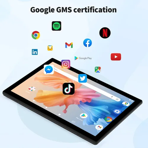 Miniatura 5 de Tablet Android 15, 10 pulgadas 8 GB RAM+64 GB ROM+1 TB Expand, procesador de cuatro núcleos de 1.8 GHz, tabletas 2 en 1