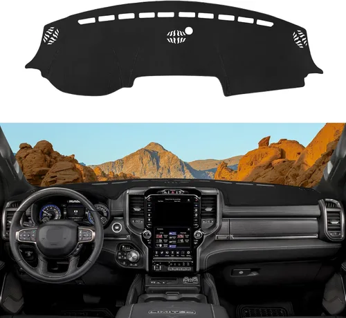 Miniatura 64 de Alfombrilla de tablero de ajuste personalizado para Chevrolet Trailblazer 2021 2022 2023, accesorios con cubierta de salpicadero HUD, alfombrilla