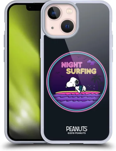 Miniatura 69 de Head Case Designs Peanuts Tropical Surf Snoopy Aloha Disco Gel Funda con licencia oficial [protección de grado militar] compatible con Apple iPhone