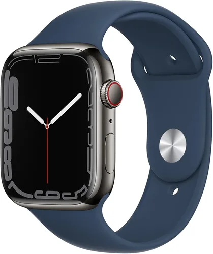 Miniatura 17 de Apple Watch - Serie 7 [GPS 41mm] Reloj inteligente con caja de aluminio azul con correa deportiva azul abismo. Rastreador de actividad física