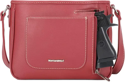 Miniatura 3 de Montana West Bolso patriótico con tachuelas para mujer, bolso de mano con bandera estadounidense y bolso cruzado