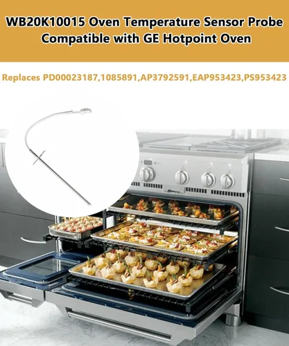 Miniatura 2 de Reemplazo del sensor de temperatura del horno WB20K10015 para horno GE Hotpoint, reemplaza PD00023187, 1085891, AP3792591, EAP953423, PS953423