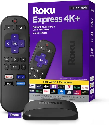 Miniatura 8 de Roku Express 4K+ Dispositivo de transmisión Roku 4K/HDR con control remoto por voz, TV gratis y en vivo