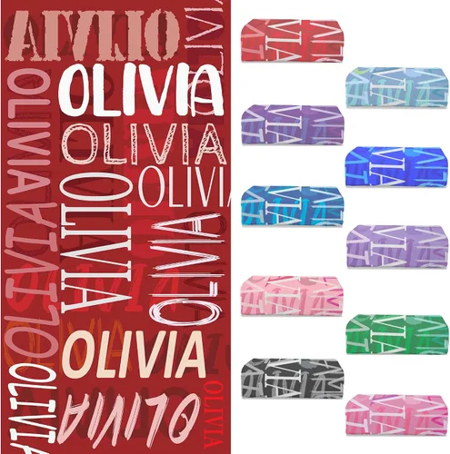 Miniatura 24 de Toallas de playa personalizadas con nombre para niños y adultos, toallas de viaje personalizadas de microfibra para baño y piscina