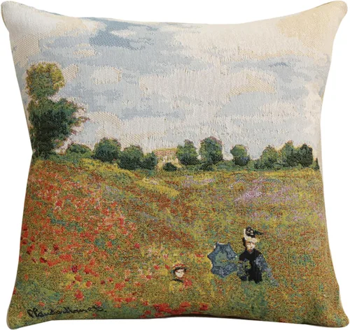 Miniatura 14 de Charlotte Home Furnishings Inc Monet's Japanese Bridge - Funda de almohada de 18 x 18 pulgadas, funda de cojín decorativa para sofá, sofá y cama