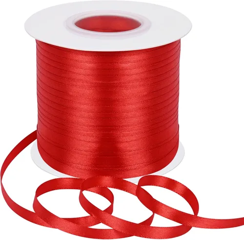 Miniatura 41 de 10 Classic Colors Double Face Satin Ribbon Set 1/8 Inch Polyester Ribbons for Gift Wrapping Fabric Ribbon for Crafts Flower Bouquet Arts Wedding