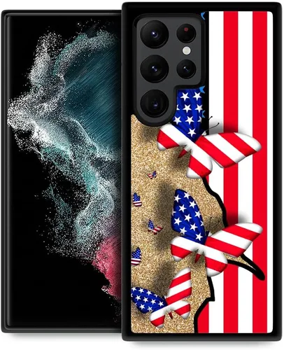 Miniatura 20 de ZHEGAILIAN Funda compatible con Samsung Galaxy S22 Ultra, antideslizante, de poliuretano termoplástico suave, a prueba de golpes, compatible