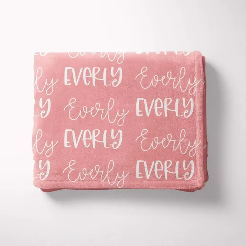 Miniatura 6 de Mantas personalizadas con nombre para bebé, niños y adultos, mamá y papá. Manta con nombre personalizado del nombre del bebé. Mantas personalizadas