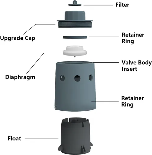 Miniatura 7 de Sistema de suministro de agua automático con válvula de flotador de 1" - Asegura suministro confiable de agua, reemplaza válvula de flotador OME