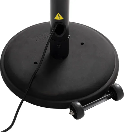 Miniatura 8 de Fire Sense calentador infrarrojo telescópico para exteriores o interiores con poste, Negro