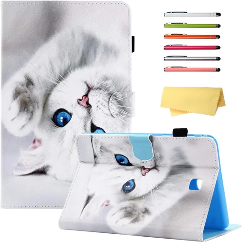 Miniatura 9 de Funda UUcovers para Galaxy Tab A 8.0 con cierre magnético, ajustado, función atril y tarjetero, con función de encendido y apagado automático, 8