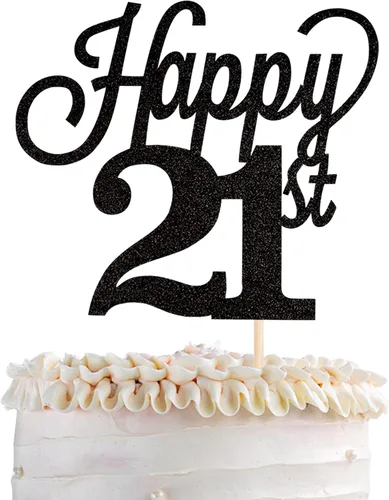 Miniatura 23 de 1 paquete de decoración para pastel de 12 años, purpurina negra número 12, doce cumpleaños, decoración para felicitaciones a 12 años de edad, 12