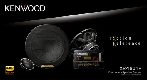 Miniatura 2 de Kenwood Excelon Reference XR-1801P Sistema de altavoces de alta resolución de 7 pulgadas, pico de 330 W, cruce de dos amplificadores, graves