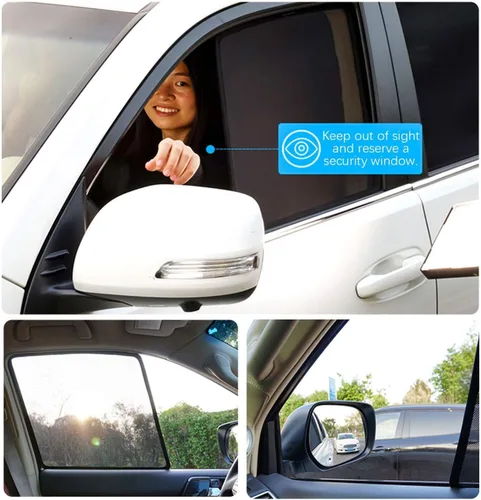 Miniatura 5 de CX-5 Parasol para ventana de automóvil para Mazda CX-5 2017-2026, cortinas de malla magnética para ventana lateral, protección UV y escudo térmico