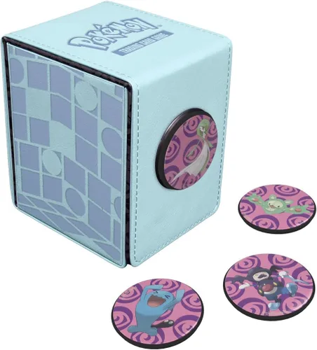 Miniatura 2 de Ultra Pro Galería Series: Trick Room Alcove 4-Click Deck Box para Pokemon